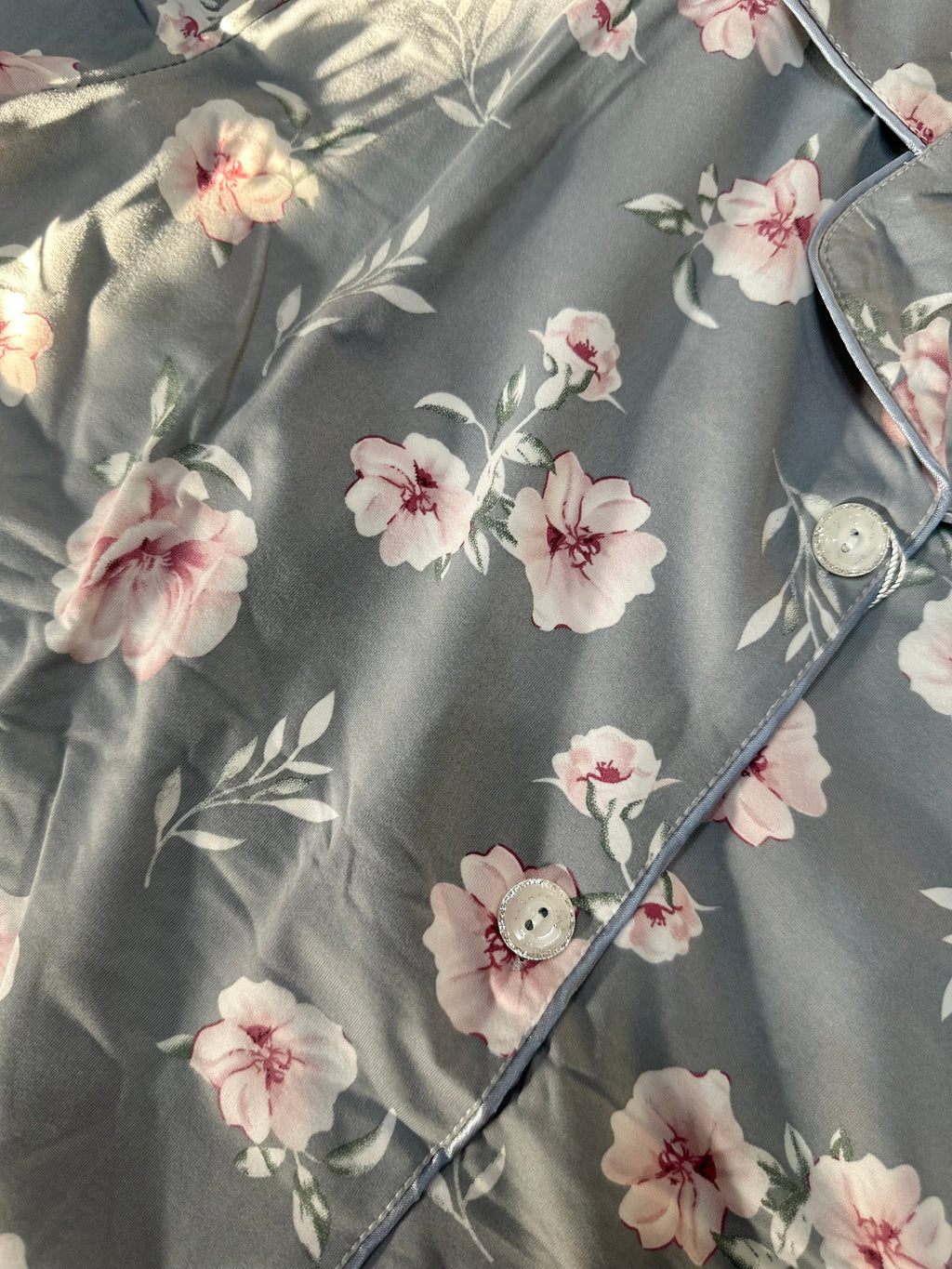 Grey Cherry Blossom - 2pc Set