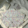 Pastel Bloom Cotton 3-Piece Lounge Set