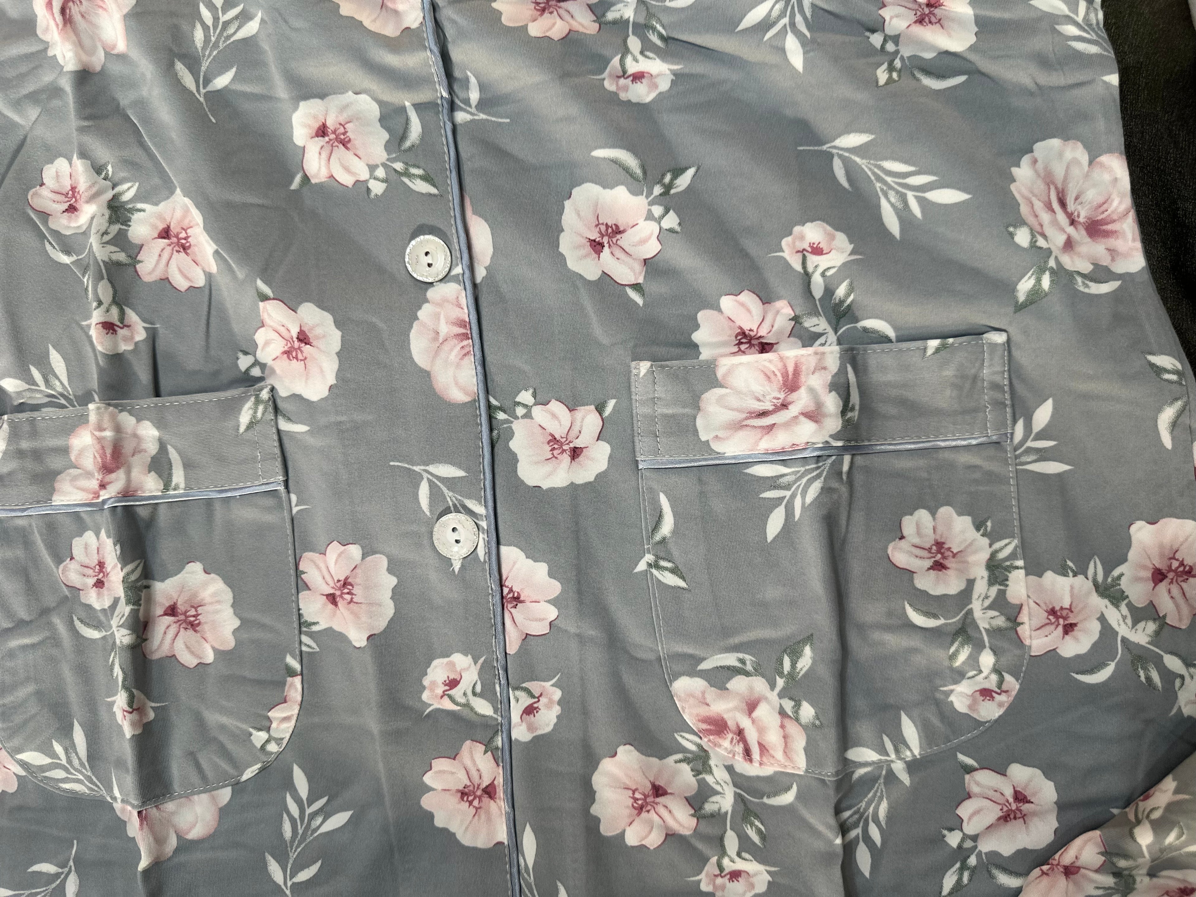 Grey Cherry Blossom - 2pc Set