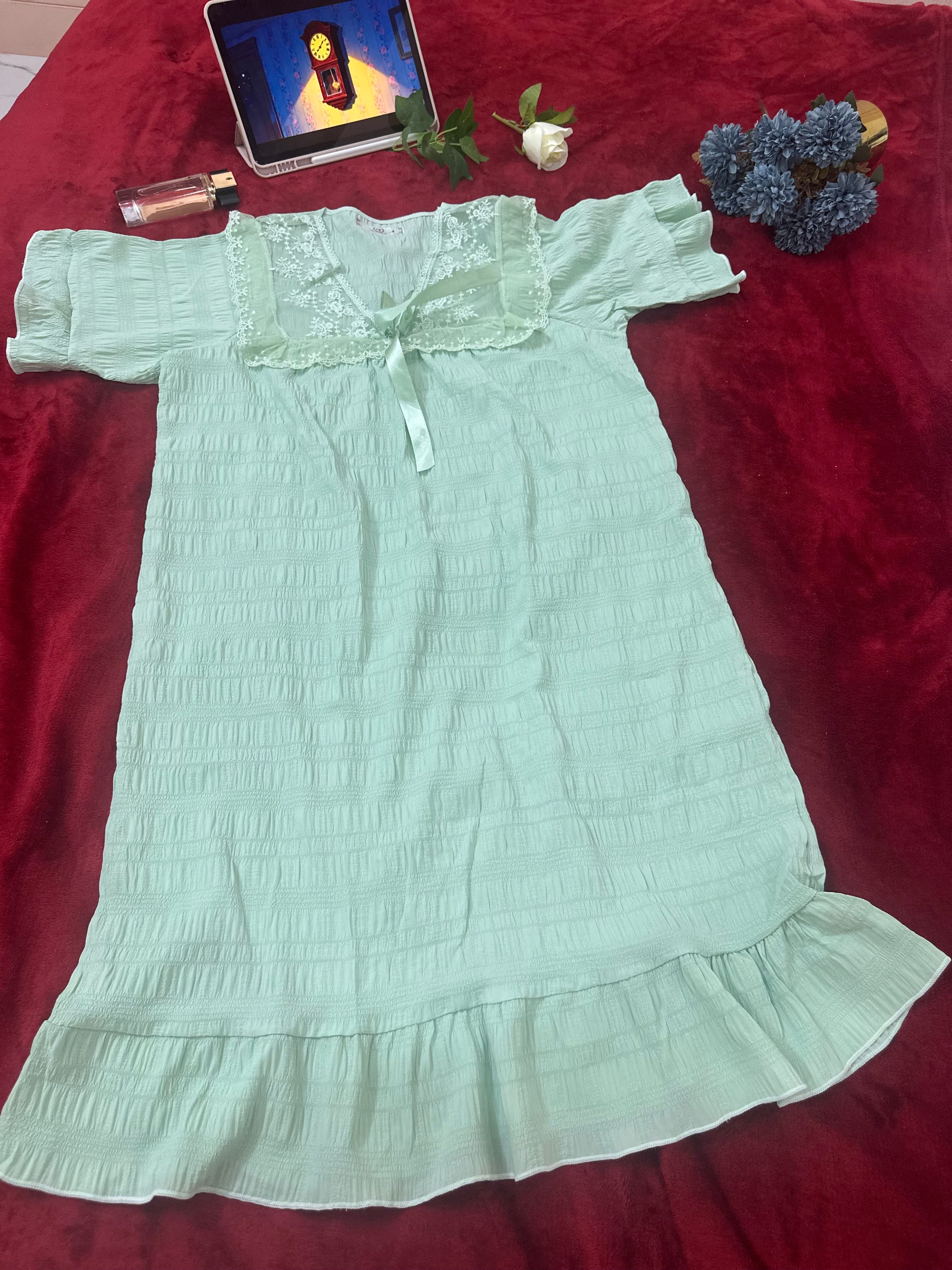 Elayori Soft Romance Padded House Dress