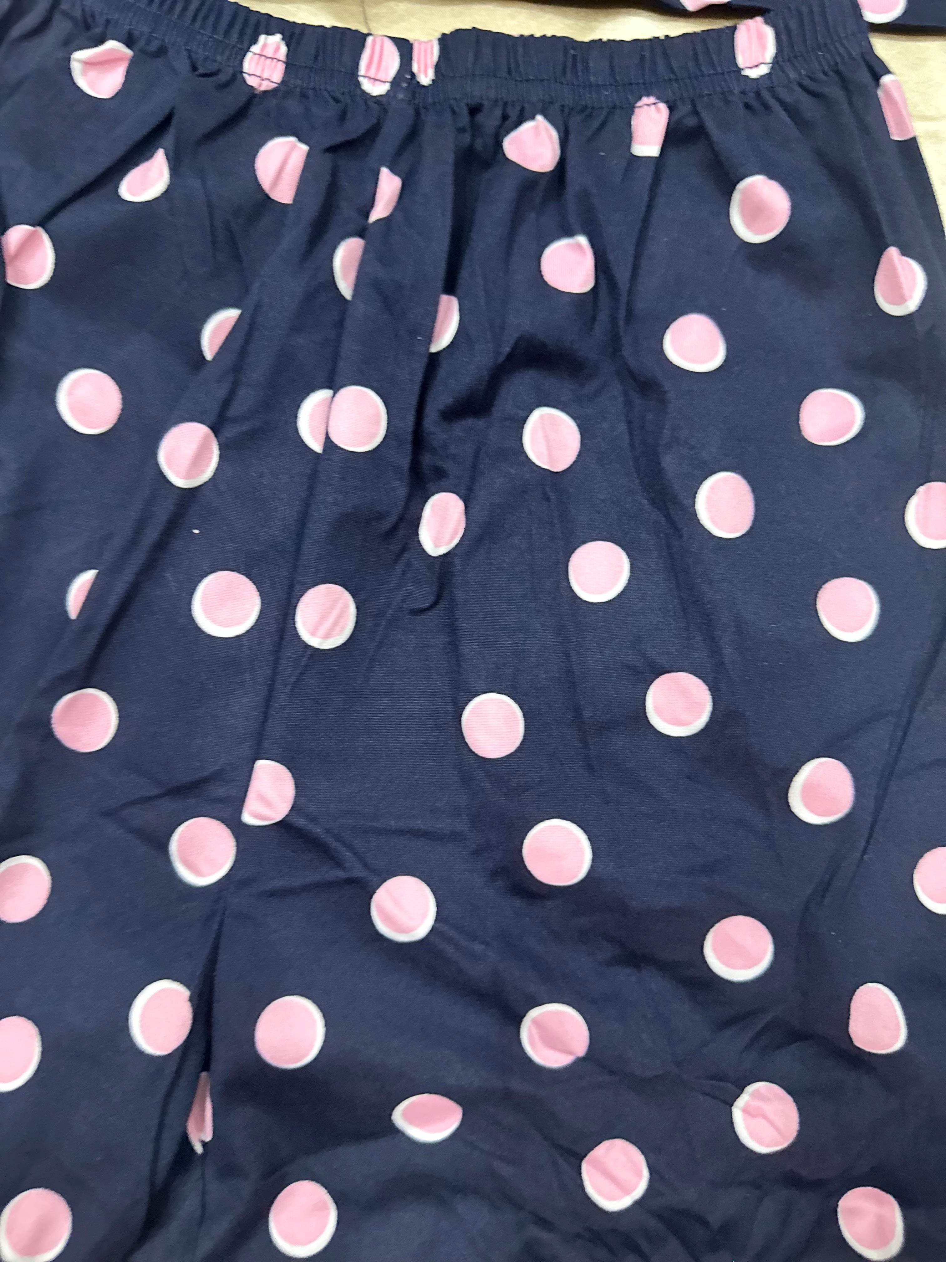 Midnight Blush Polka -3pcs set