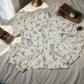 Botanical Bloom Hosiery Cotton 3-Piece Lounge Set
