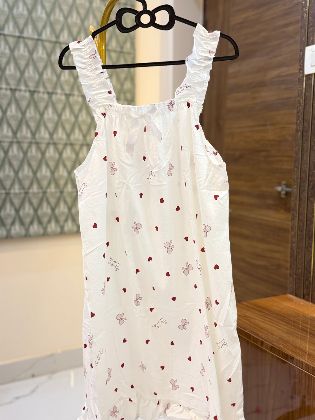 Ruffle Strap Nighty / Housedress/ Nightdress/ Nightgown