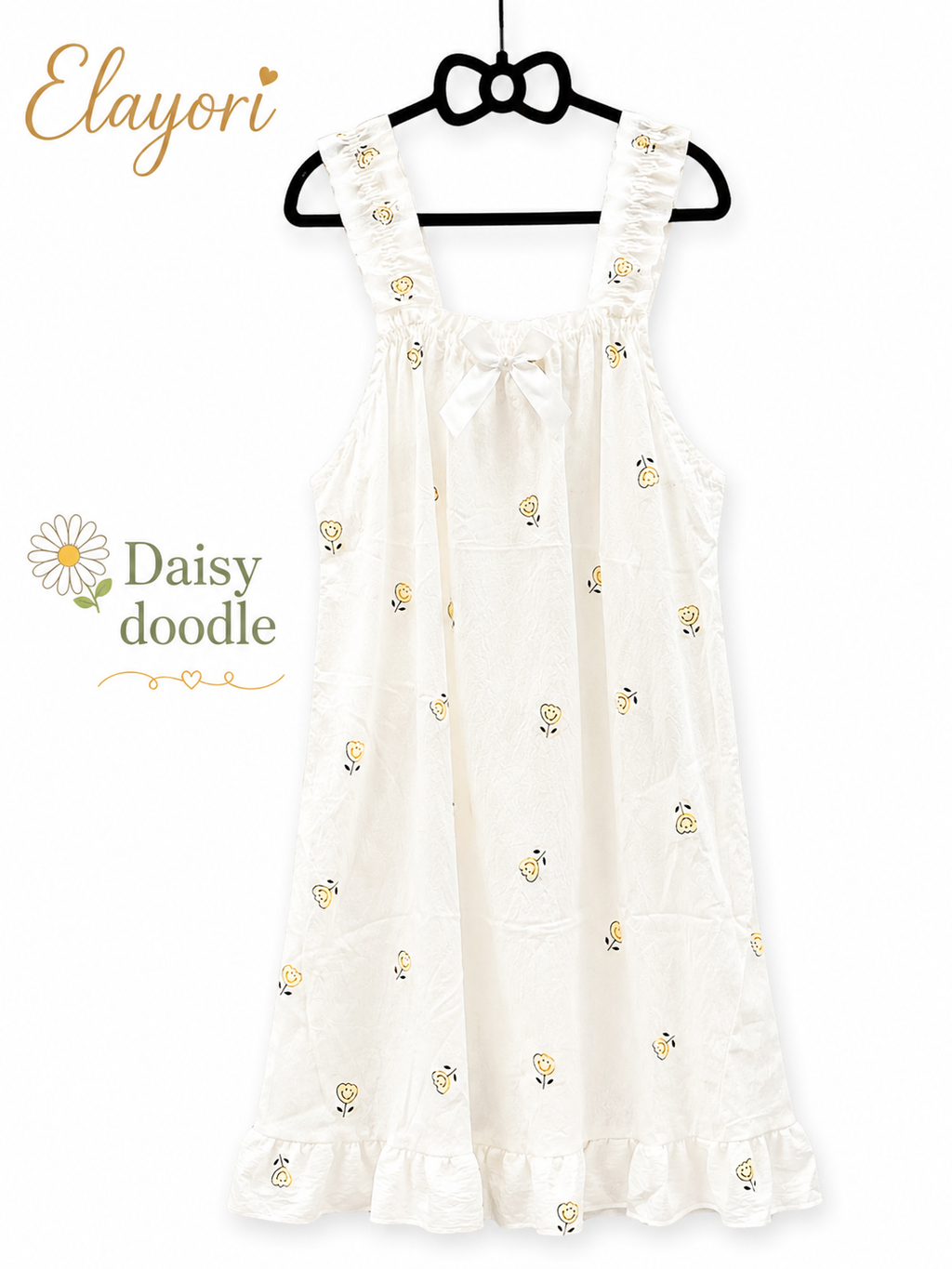 Ruffle Strap Nighty / Housedress/ Nightdress/ Nightgown